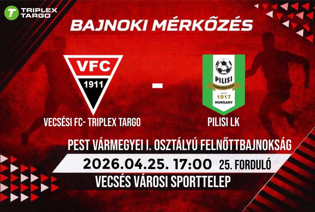 Pest Vármegyei I. Osztályú Felnőttbajnokság!