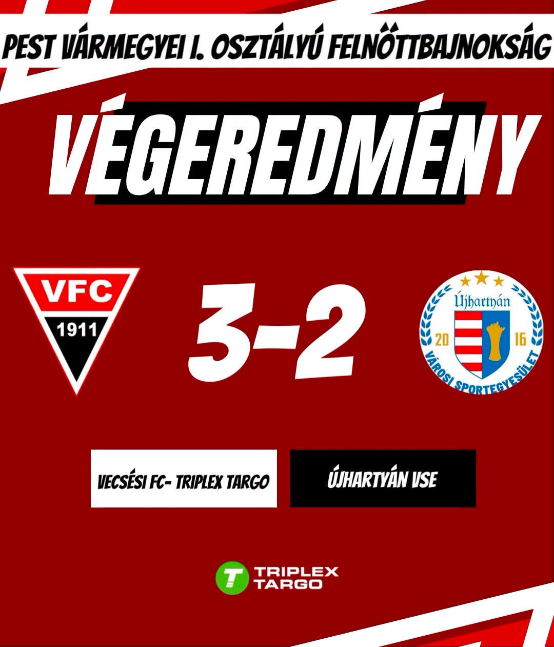 8. Forduló eredménye