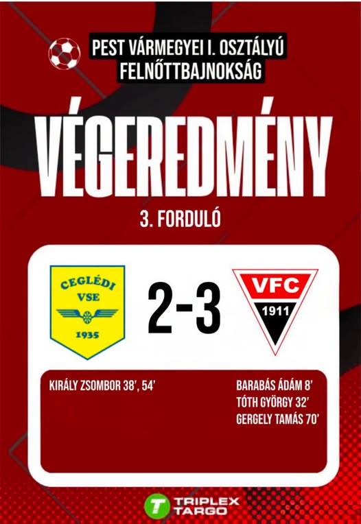 3. Forduló eredménye